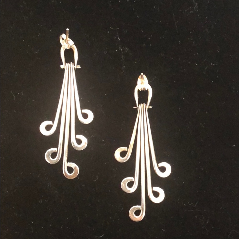 Sterling silver earrings - Picture 2 of 2